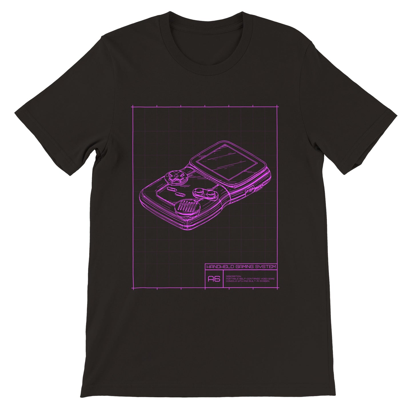 Handheld Gaming Design Unisex Crewneck T-shirt