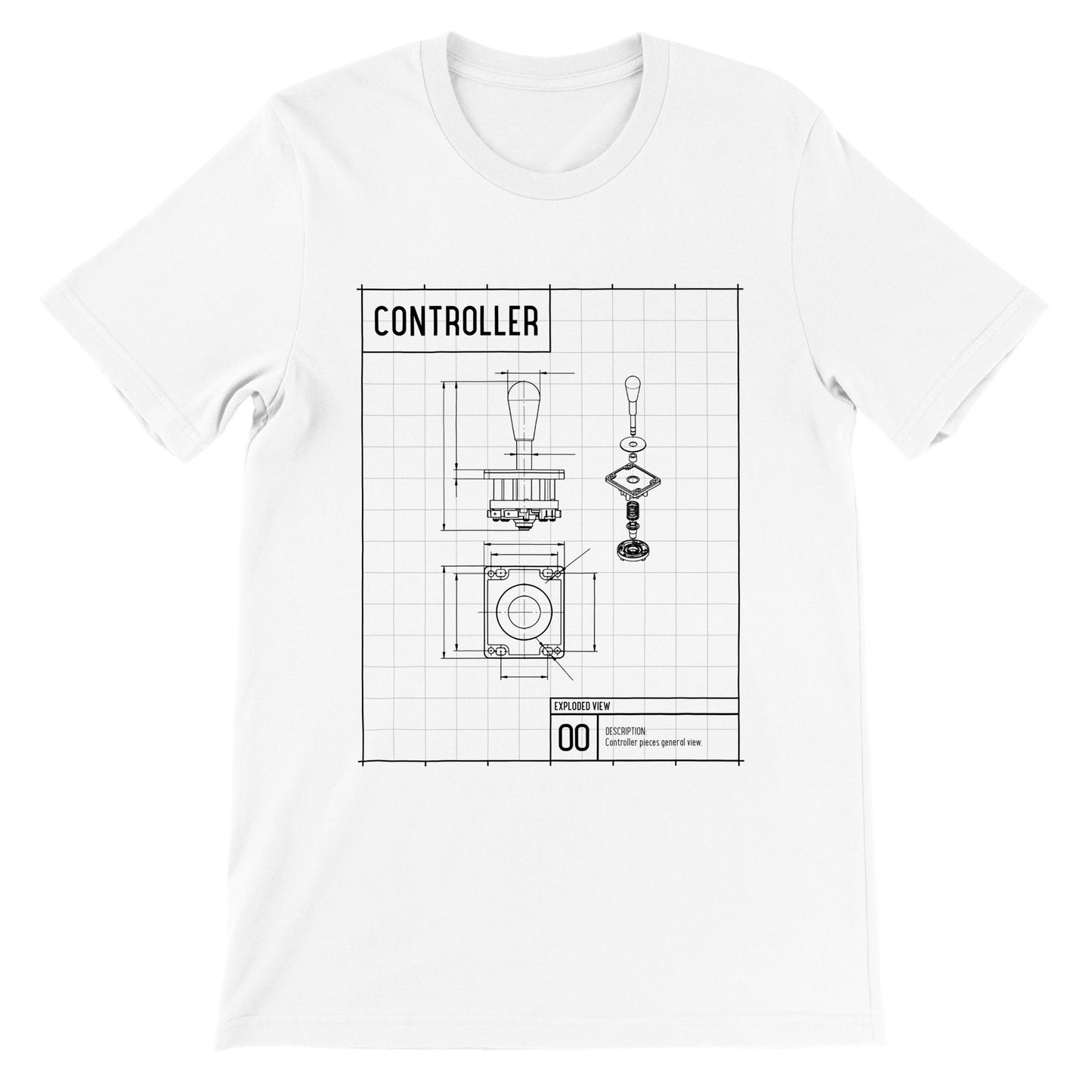 Controller Design Unisex Crewneck T-shirt