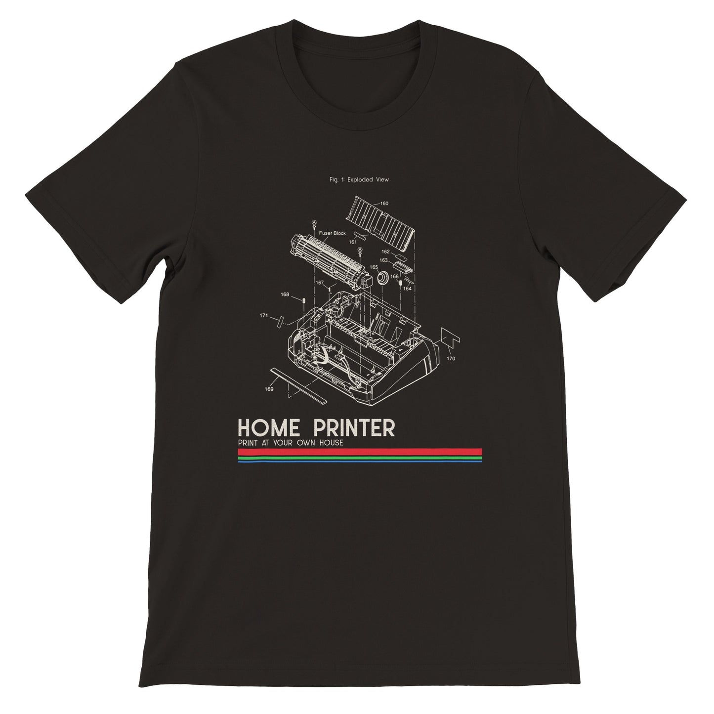 Home Printer Unisex Crewneck T-shirt