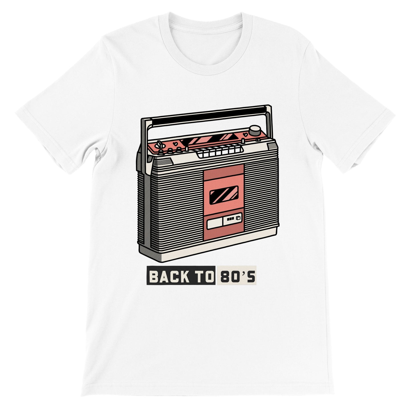 Back to 80's Stereo Unisex Crewneck T-shirt