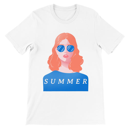 Summer Portrait Unisex Crewneck T-shirt