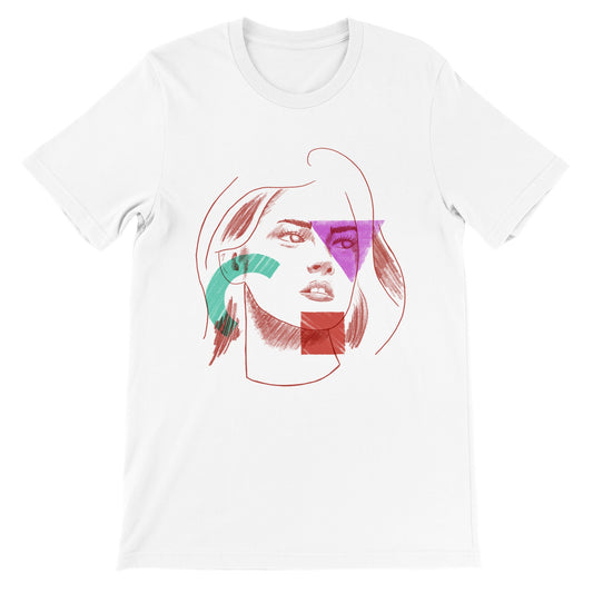 Face Drawing 1 Unisex Crewneck T-shirt