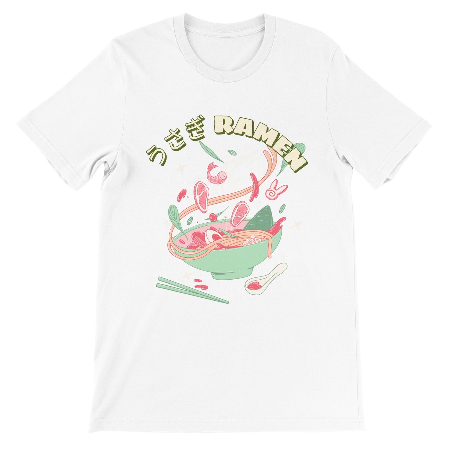 Ramen Illustration 4 Unisex Crewneck T-shirt