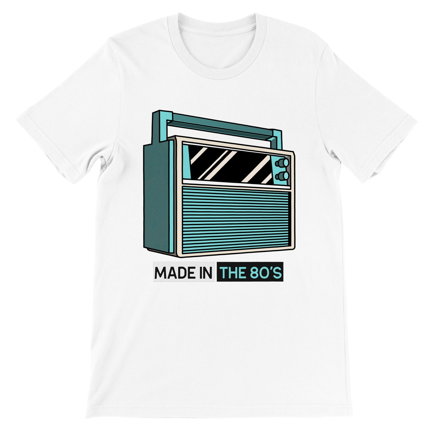 Made in the 80's Stereo Unisex Crewneck T-shirt