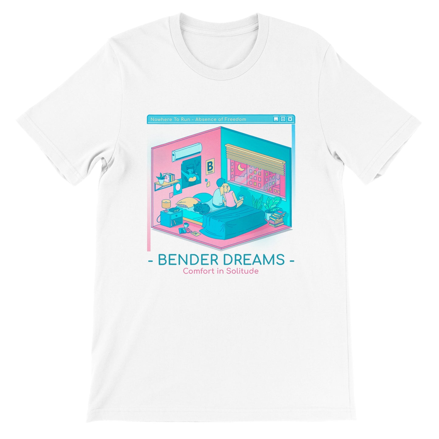 Bender Dreams: Comfort in Solitude Unisex Crewneck T-shirt