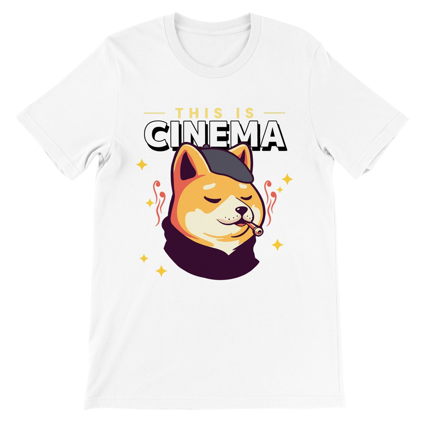 This is Cinema Shiba Unisex Crewneck T-shirt