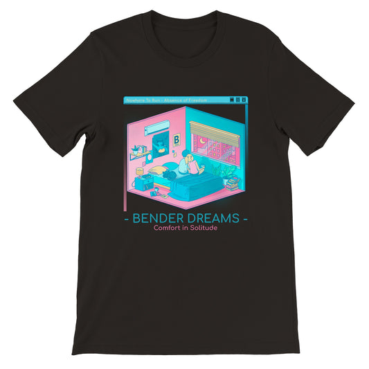 Bender Dreams: Comfort in Solitude Unisex Crewneck T-shirt