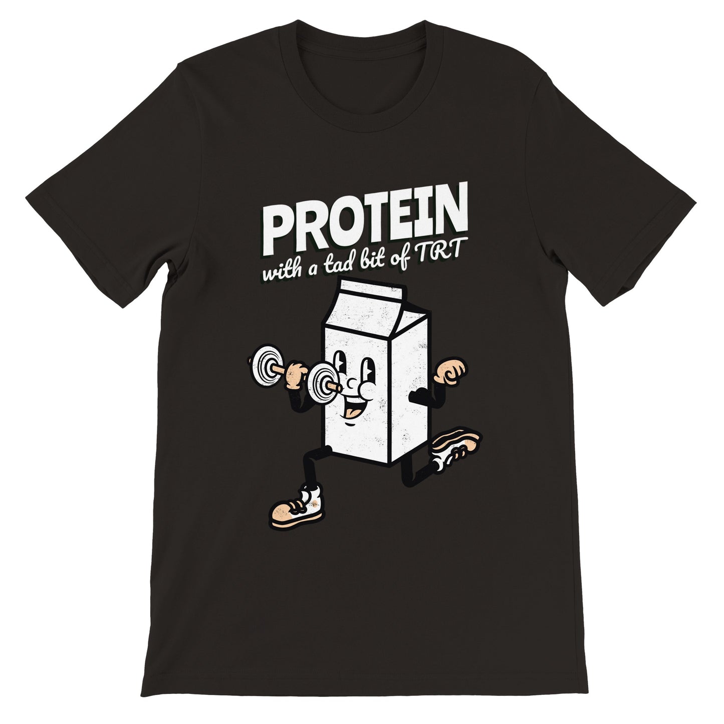 Protein with TRT Unisex Crewneck T-shirt