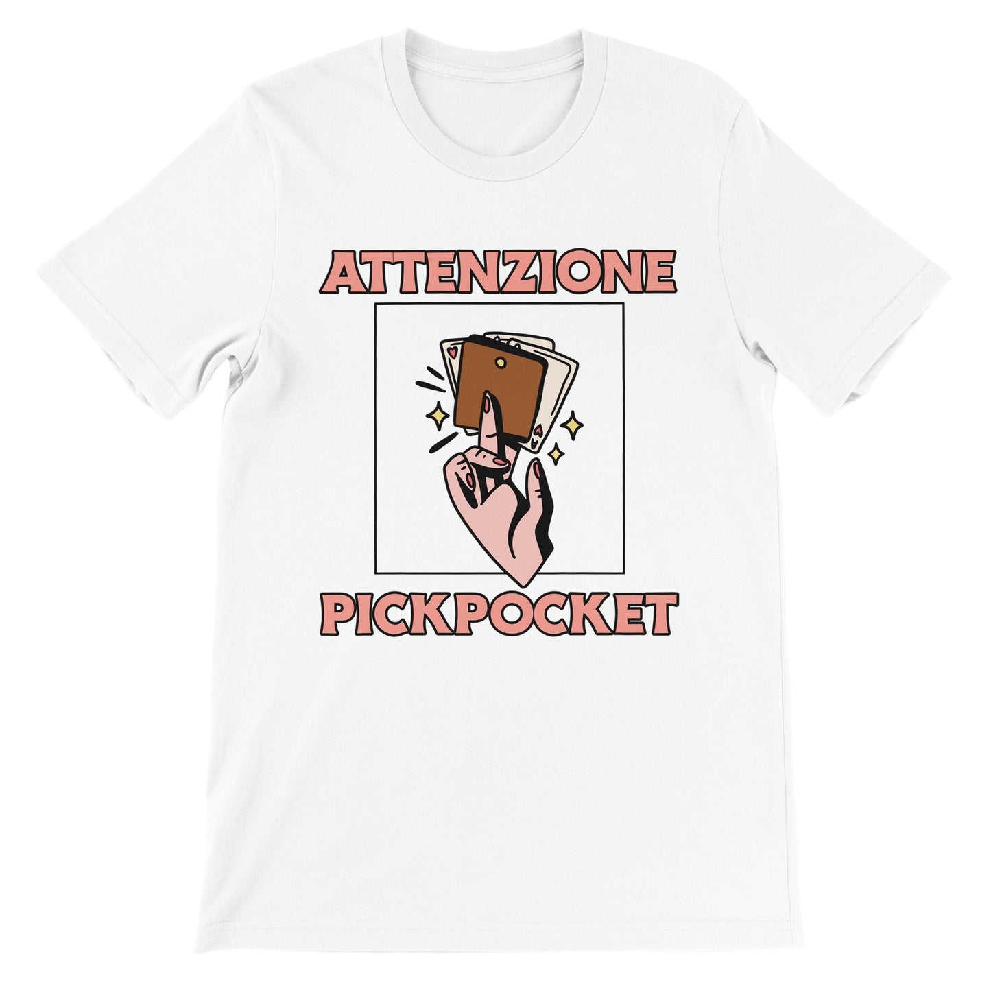 Attenzione Pickpocket Unisex Crewneck T-shirt