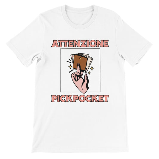 Attenzione Pickpocket Unisex Crewneck T-shirt