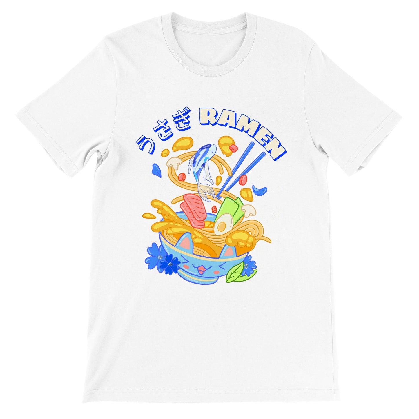 Ramen Illustration 3 Unisex Crewneck T-shirt