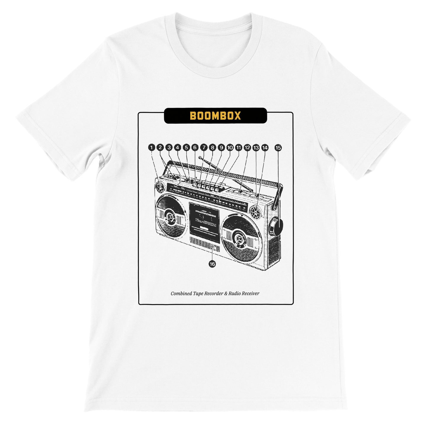 Boombox Unisex Crewneck T-shirt